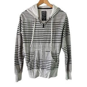 Billabong‎ Striped Full Zip Hoodie with Pockets Casual Comfy Mens Size S